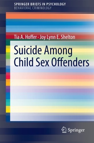 Suicide Among Child Sex Offenders - SpringerBriefs in Behavioral Criminology - Tia A. Hoffer - Libros - Springer-Verlag New York Inc. - 9781461459361 - 8 de enero de 2013