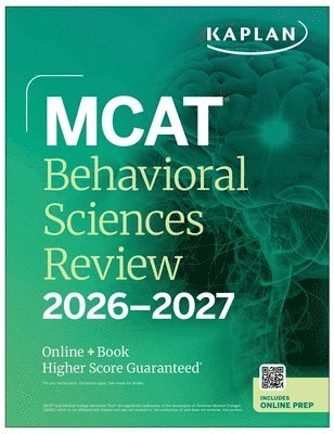 Cover for Kaplan Test Prep · MCAT Behavioral Sciences Review 2026-2027: Online + Book - Kaplan Test Prep (Taschenbuch) (2025)