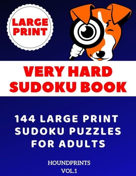 Cover for Houndprints · Very Hard Sudoku Book (Paperback Book) (2019)