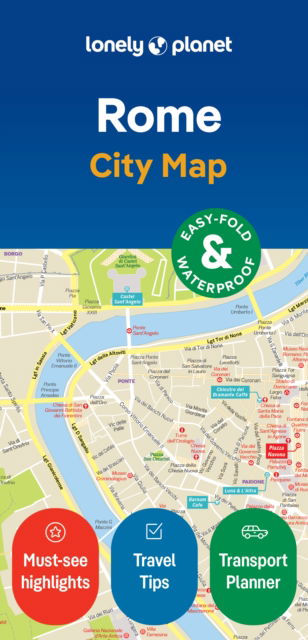 Lonely Planet Rome City Map - Map - Lonely Planet - Libros - Lonely Planet Global Limited - 9781787016361 - 1 de diciembre de 2023