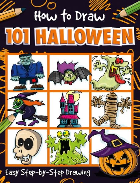 Cover for Nat Lambert · How to Draw 101 Halloween (Paperback Book) (2021)