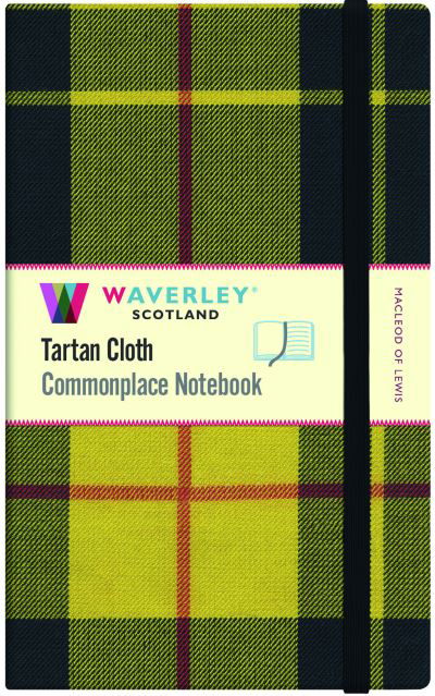 Cover for Waverley Notebooks: Macleod of Lewis Tartan Cloth Commonplace Large Notebook (Hardcover Book) (2021)