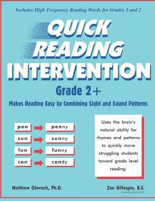 Cover for Zoe Gillespie B S · Quick Reading Intervention Grade 2+ (Paperback Book) (2018)