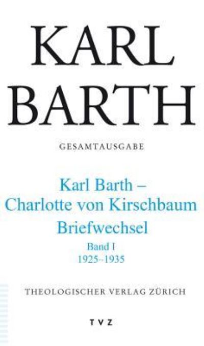 Gesamtausg.45 Kirschbaumer.1 - K. Barth - Other -  - 9783290174361 - November 11, 2008