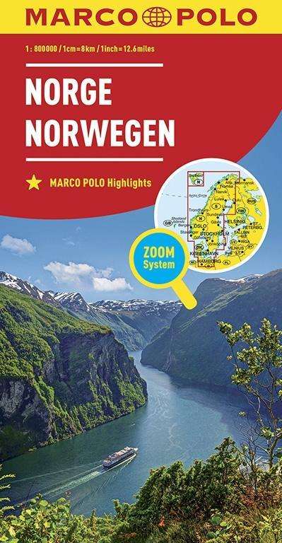 Cover for Marco Polo · Norway Map - Marco Polo Maps (Map) (2021)