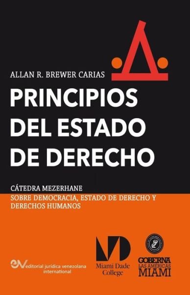 Cover for Allan R Brewer-Carias · Principios del Estado de Derecho. Aproximacion Comparativa (Paperback Book) (2016)