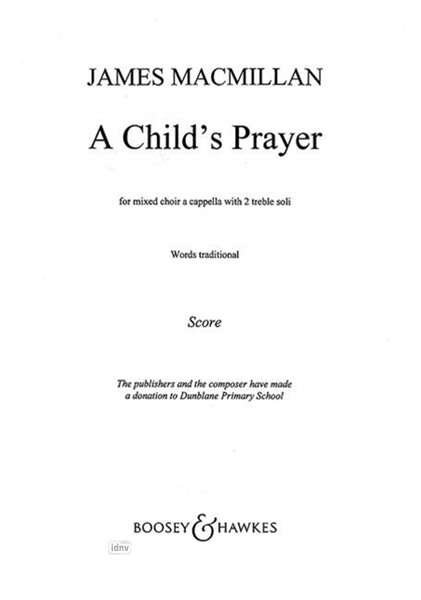 Cover for MacMillan · Child's Prayer.BH5401375 (Book)