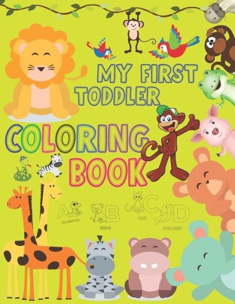 Cover for Hana Cutebook · My First Toddler Coloring Book (Paperback Book) (2020)