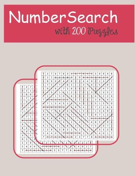 Cover for Fletcher Huel · NumberSearch with 200 puzzles (Paperback Bog) (2021)