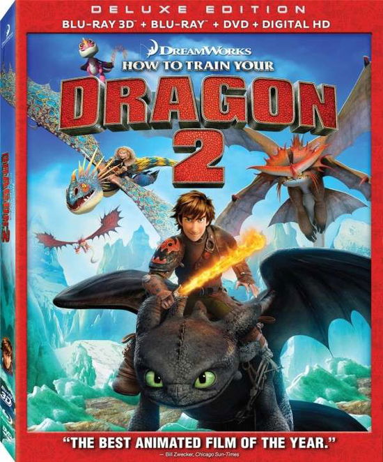 Cover for How to Train Your Dragon 2 (3D BD/BD/DVD) [Widescreen edition] (2014)