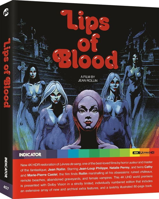 Cover for Lips of Blood /uhd · Lips of Blood (Us Limited Edition) / Uhd (4K Ultra HD) [Us Limited edition] (2023)