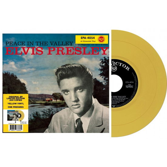 Cover for Elvis Presley · Etranger No. 16 - Peace In The Valley (Us) (Yellow Vinyl) (LP) (2024)