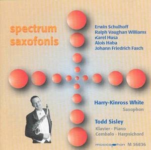 Cover for Spectrum Saxofonis: Saxophone Works / Various (CD) (2001)