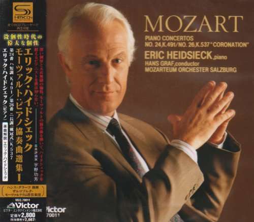 Cover for Eric Heidsieck · Mozart: Piano Concertos No.24 K.491 / No.26 K.537 &lt;limited&gt; (SHM-CD) [Japan Import edition] (2009)