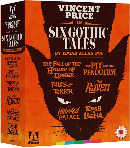 Six Gothic Tales By Edgar Allan Poe - Vincent Price - Filmes - ARROW - 5027035021362 - 28 de outubro de 2019