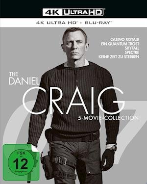 Cover for Daniel Craig · James Bond - The Daniel Craig 5-Movie-Collection (4K UHD Blu-ray) (2024)