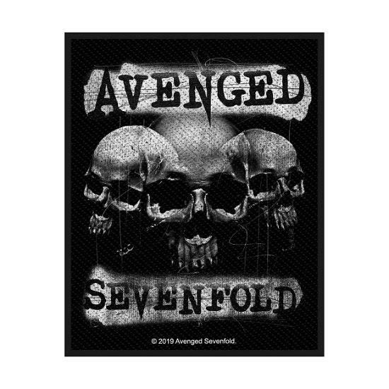 Cover for Avenged Sevenfold · 3 Skulls (Patch) (Patch) [Black edition] (2019)