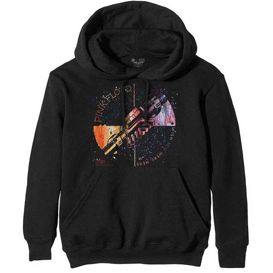 Pink Floyd Unisex Pullover Hoodie: Machine Greeting Orange - Pink Floyd - Merchandise - MERCHANDISE - 5056170645362 - December 30, 2019