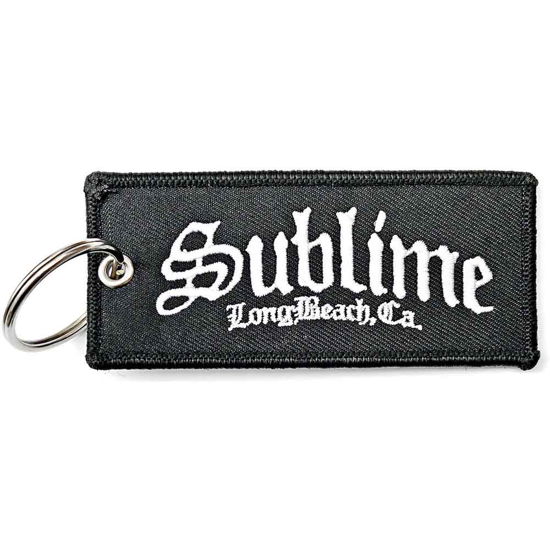 Sublime Keychain: C.A. Logo (Double Sided Patch) - Sublime - Koopwaar -  - 5056368604362 - 
