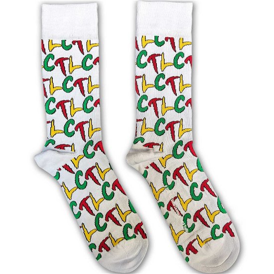 TLC Unisex Ankle Socks: Logo Repeat (UK Size 7 - 11) - Tlc - Merchandise -  - 5056561092362 - 