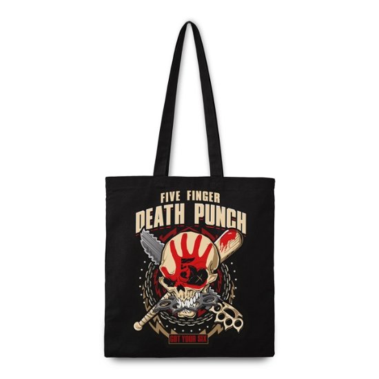 Five Finger Death Punch Got Your Six Cotton Tote Bag - Five Finger Death Punch - Merchandise - ROCK SAX - 5060937966362 - November 5, 2021