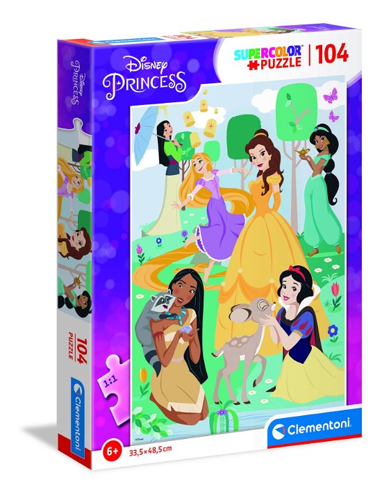 Puslespil Prinsesse, Super 104 brikker - Clementoni - Board game -  - 8005125257362 - September 7, 2023