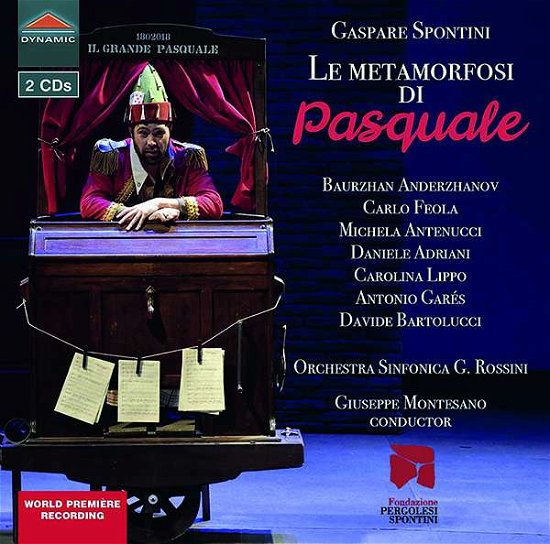 Cover for Orch Sinfonica G. Rossini · Gaspare Spontini: Le Metamorfosi Di Pasquale (CD) (2019)