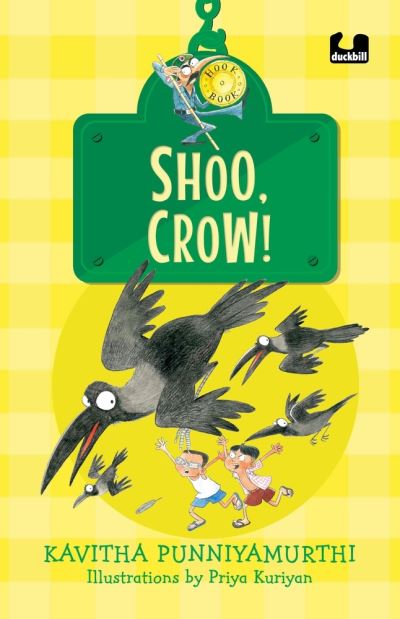 Cover for Kavitha Punniyamurthi · Shoo, Crow! (Hook Books): It's not a book, it's a hook! (Paperback Book) (2021)