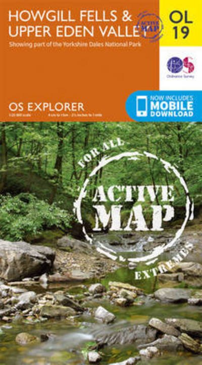 Cover for Ordnance Survey · Howgill Fells - OS Explorer Active Map (Landkart) [October 2016 edition] (2016)