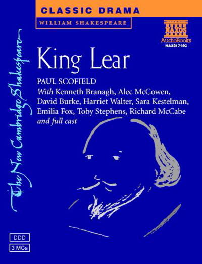 Cover for William Shakespeare · King Lear Audio Cassettes x 3 - New Cambridge Shakespeare Audio (Kassette) (2002)