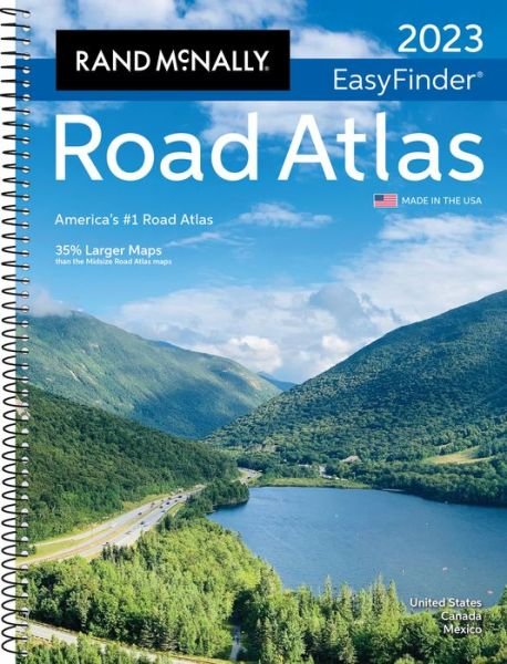 Rand McNally 2023 EasyFinder Midsize Road Atlas USA, Canada & Mexico - Rand McNally - Bøger - Rand McNally - 9780528026362 - 18. april 2022