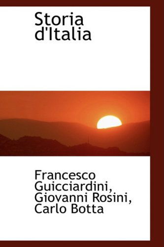 Cover for Francesco Guicciardini · Storia D'italia (Hardcover bog) [Italian edition] (2008)