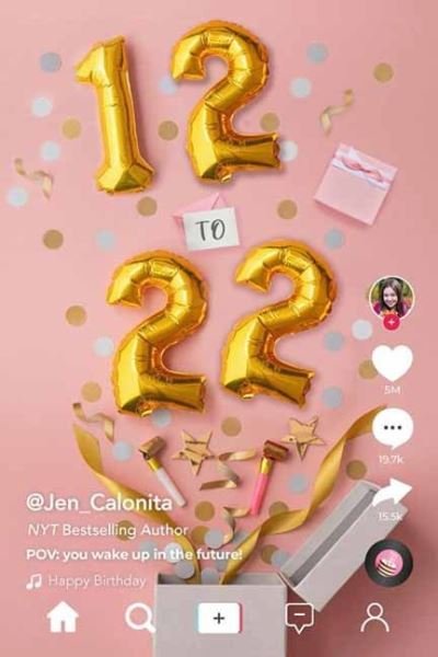 Cover for Jen Calonita · 12 to 22: POV You Wake Up in the Future! (Hardcover Book) (2022)