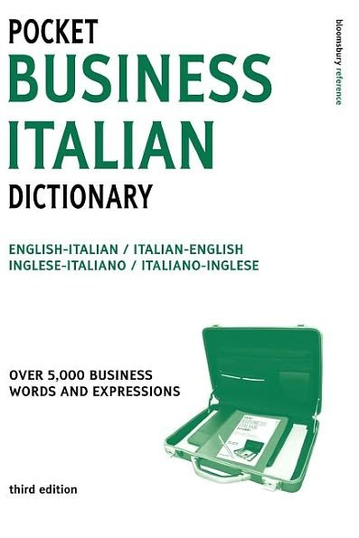 Cover for A &amp; C Black Publishers Ltd · Pocket Business Italian Dictionary (Hardcover bog) [Large type / large print edition] (2005)