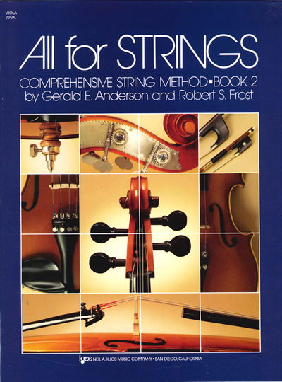 Cover for Robert Frost · All for Strings Book 2 Viola (Sheet music) (1987)