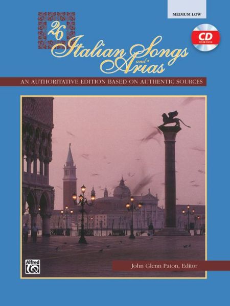 26 Italian Songs and Arias - Paton - Books -  - 9780882849362 - 