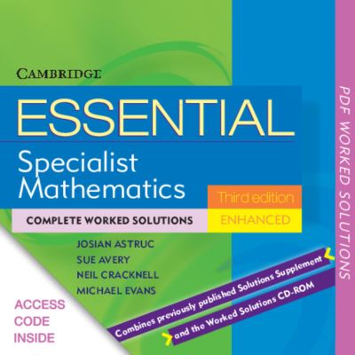 Cover for Michael Evans · Essential Specialist Mathematics Enhanced TIN-CP Worked Solutions - Essential Mathematics (MISC) [3 Revised edition] (2013)