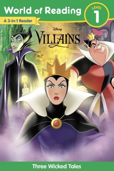 World of Reading: Disney Villains 3-Story Bind-Up - Disney Books - Książki - Disney Press - 9781368067362 - 7 września 2021