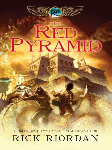 Cover for Rick Riordan · The Red Pyramid (The Kane Chronicles, Book 1) (Hardcover Book) [Lrg edition] (2010)