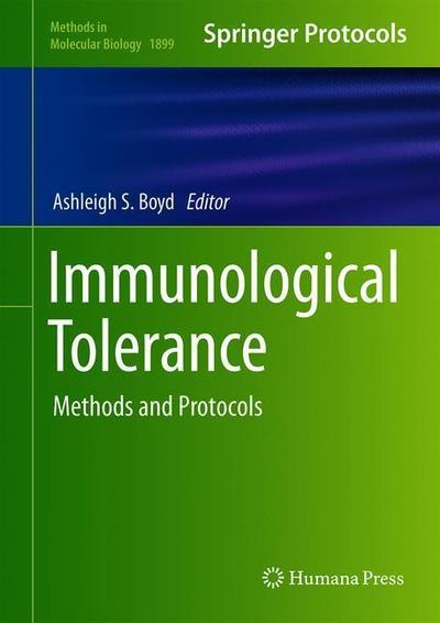 Cover for Immunological Tolerance (Book) [1st ed. 2019 edition] (2019)