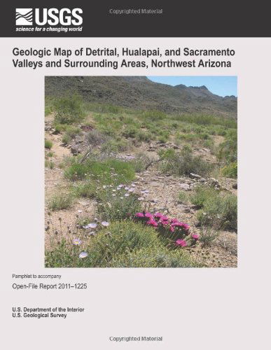 Cover for U.s. Department of the Interior · Geologic Map of Detrital, Hualapai, and Sacramento Valleys and Surrounding Areas, Northwest Arizona (Pocketbok) (2014)