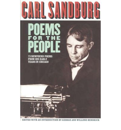 Cover for Carl Sandburg · Poems for the People (Hardcover Book) (1999)