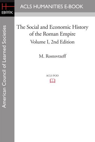 Cover for M. Rostovtzeff · The Social and Economic History of the Roman Empire Volume I 2nd Edition (American Council of Learned Societies) (Paperback Book) [2 Revised edition] (2008)