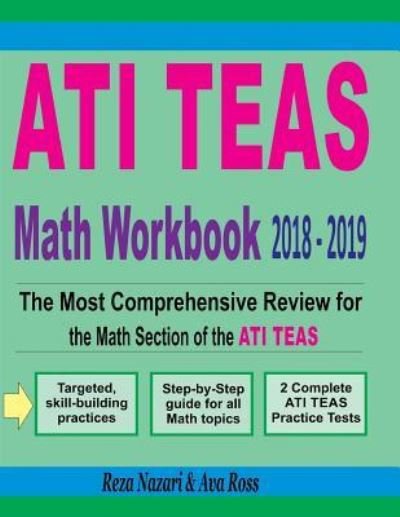 Cover for Ava Ross · ATI TEAS Math Workbook 2018 - 2019 (Paperback Book) (2018)
