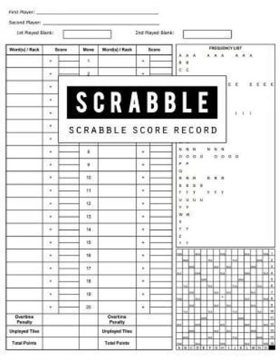 Cover for Bg Publishing · Scrabble Score Record (Taschenbuch) (2018)