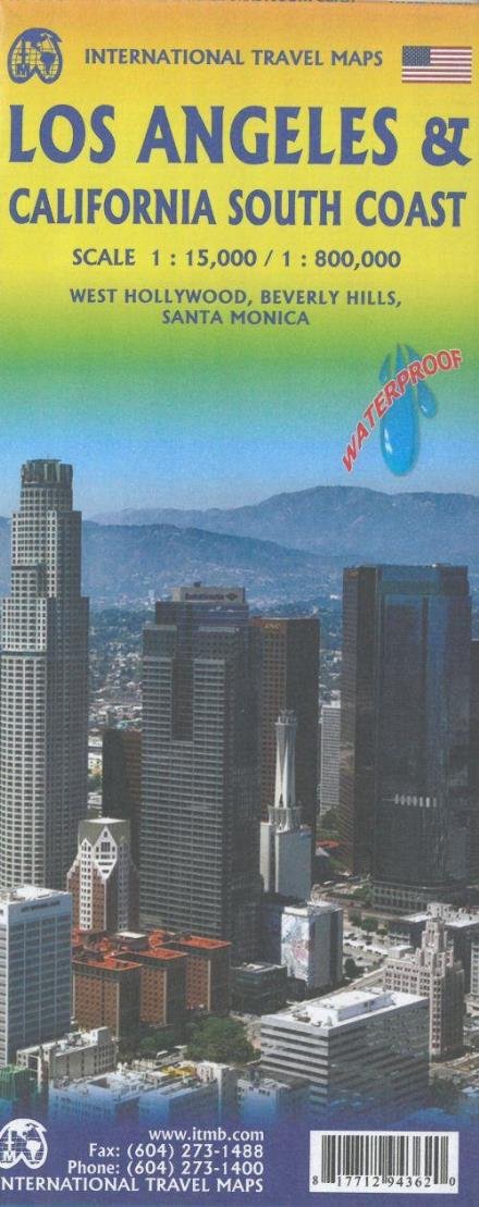 Cover for ITM Publications · International Travel Maps: Los Angeles and Southern California Travel Reference Map (Gebundenes Buch) (2018)