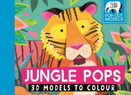 Cover for 3D Models to Colour  Jungle Pops (Book) (2019)