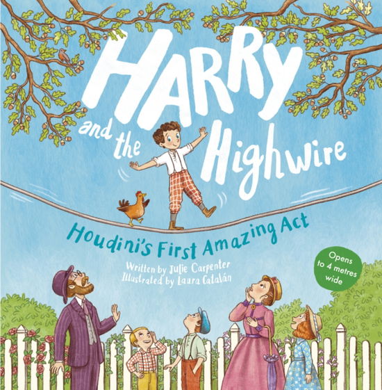 Cover for Julie Carpenter · Harry and the Highwire: Houdini's First Amazing Act (Paperback Book) (2024)