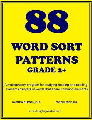 Cover for Zoe Gillespie B S · 88 Word Sort Patterns (Paperback Book) (2018)