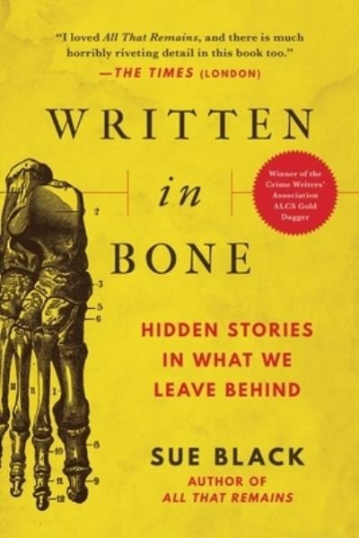 Cover for Sue Black · Written in Bone (Book) (2023)